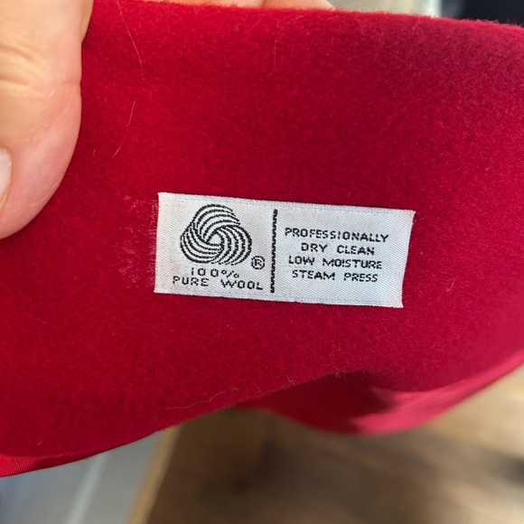 JG Hook vintage wool double breasted peacoat style long coat. EUC. Size large(?) - Picture 11 of 13